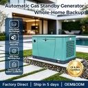 ApexGen 18kW / 22kVA Residential Liquid Cooled Generator with Low Noise Design and Reliable Backup Power
