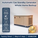 24kW / 30kVA Three Phase Liquid Cooled Backup Generator Natural Gas LPG Reliable Emergency Power Solution