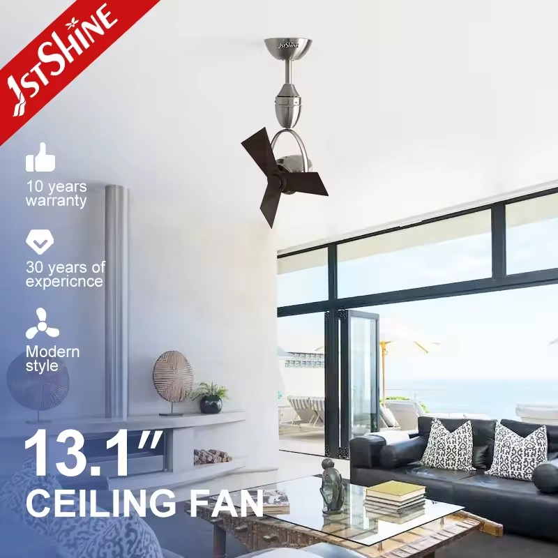 1stshine 13 Inches New Small Size Voice Assistant Low Power Consumption High Efficiency Small Ceiling Fan