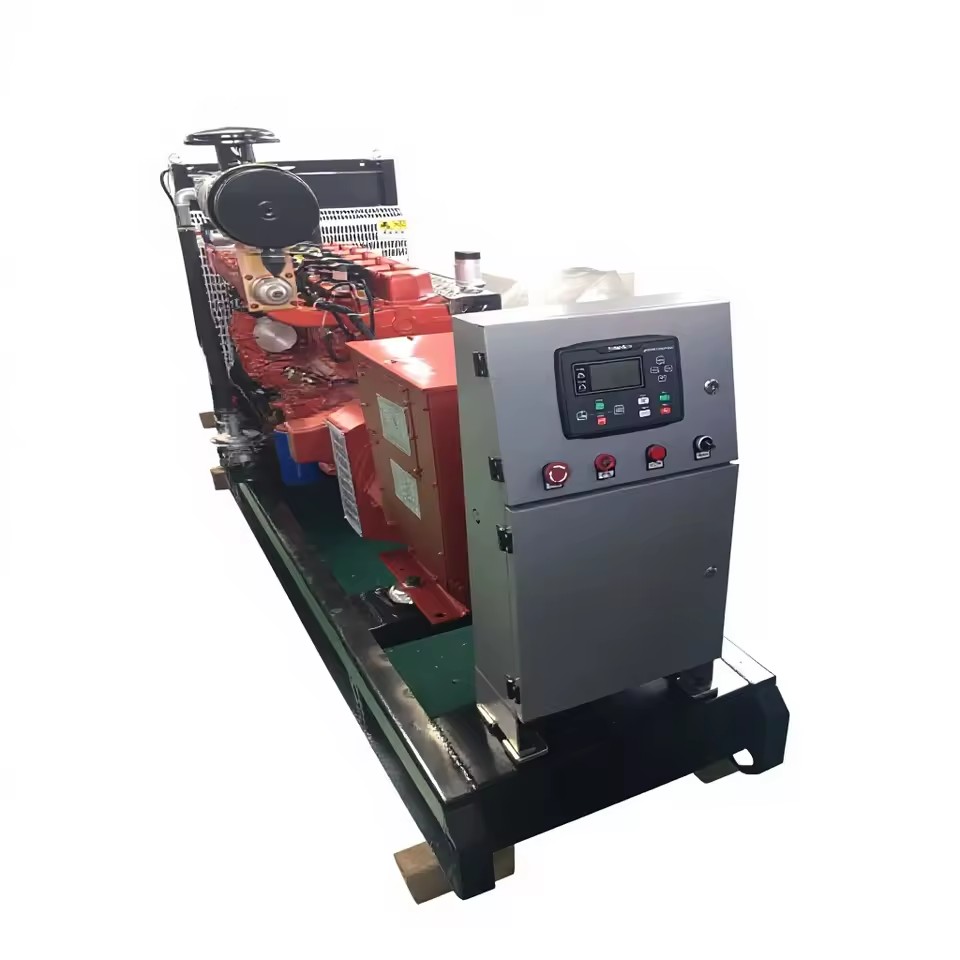 60kW Stamford Water Cooling Syngas & Biogas Generator with Remote/Auto Start System 95% Efficiency IP23 DC 220V 50/60Hz