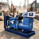 50kW 150kW Diesel Genset 380V Auto Start Oil Gas Factory Construction Backup Electric Generator