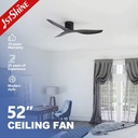 1stshine 52 Inches ABS Blade Fancy Energy Saving Living Room Bedroom Low Power Consumption Silent Motor Ceiling Fan