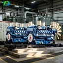 Silent 60kw 75kva Natural Gas Generator Set With Electric Power Cng Lpg Gas Genset Biogas Generator for Farm