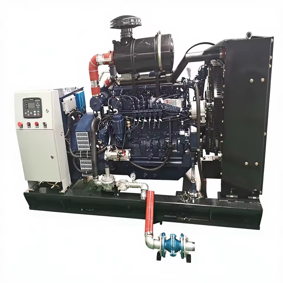 130kW 162.5kVA Natural Gas LPG Biogas Syngas Water Cooled Generator for Industrial Power Supply Auto Start 95% Efficiency