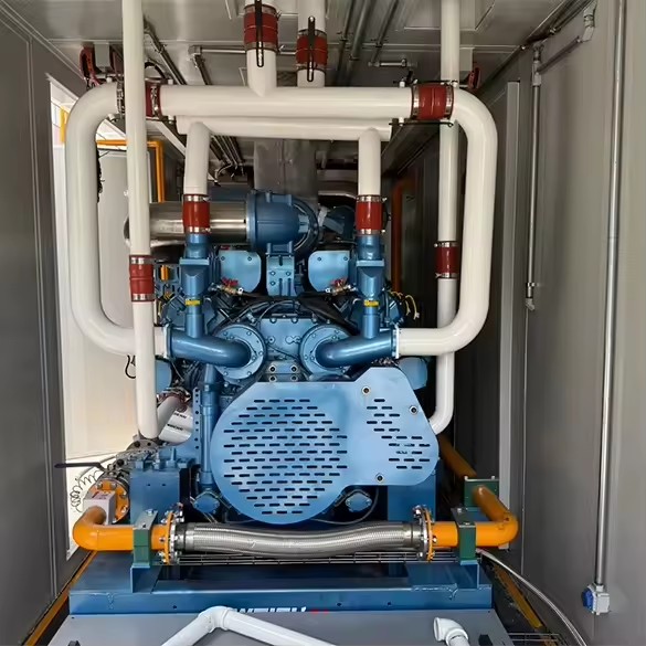 1200kW 1500kVA Natural Gas Generator Set Water Cooled 3 Phase 50Hz 60Hz Auto Start for Industrial Power Station