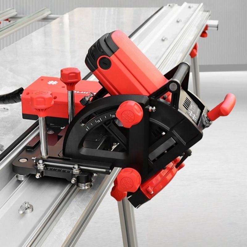 Shijing 9510 3200mm Automatic Bridge Saw Granite Marble Porcelain Tile Cutter Machine 45 Degree Chamfer Water Jet Laser Cutting