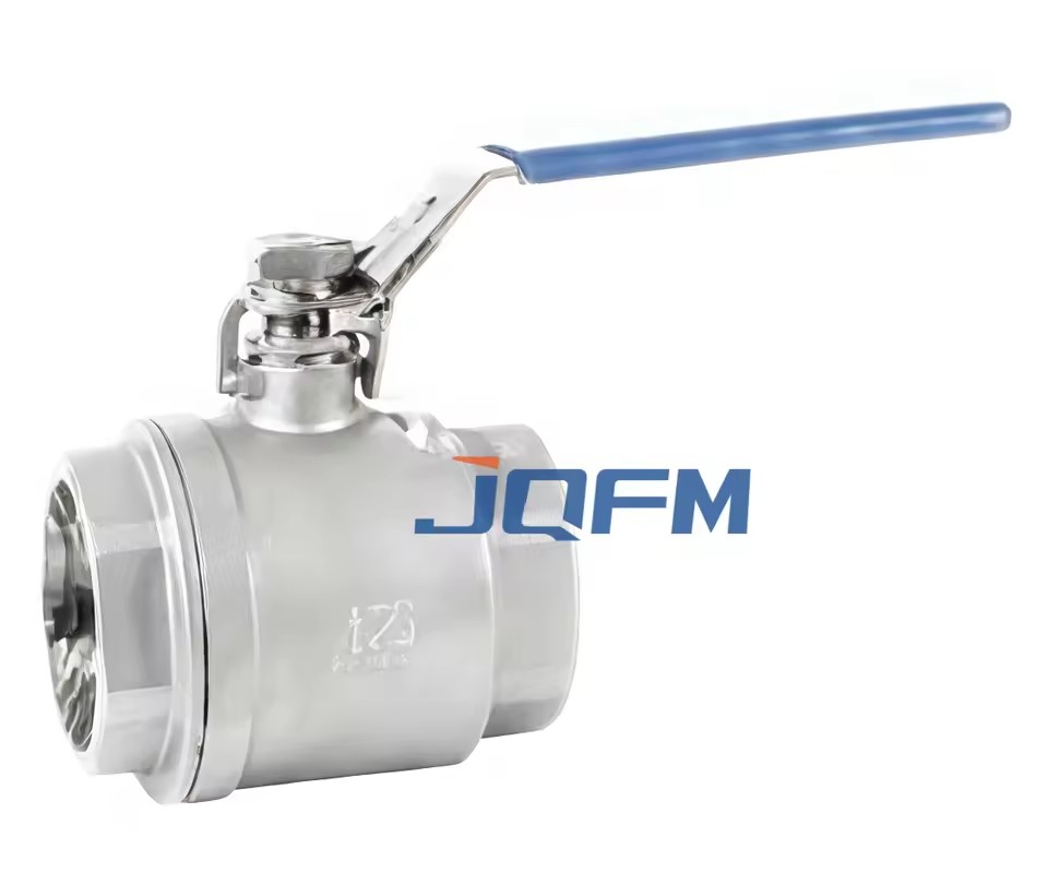 Two Piece Stainless Steel Ball Valve Full Port Threaded Flanged Industrial Valve