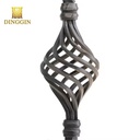 2021 Hot Wholesale Customized Forged Iron or Wrought Iron Railing Baskets Balusters Ornaments Manufacturer for Fence Decoration