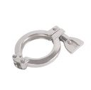 Stainless Steel Precision Casting Tri Clover 1.5'' Heavy Duty Double Pin 13SF Clamp
