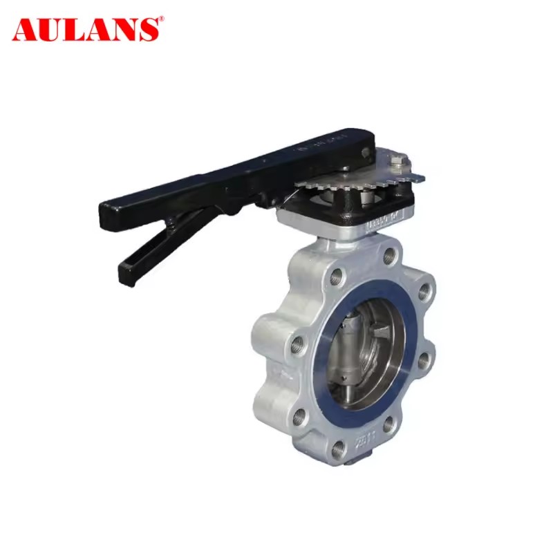 Factory Supply 4-12 Inch Stainless Steel Body Epdm Seat Manual Lug Butterfly Valve With Handle Lever 250mm