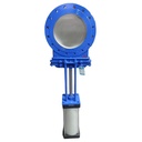 10 Inch 150LB Flanged Pneumatic Double Acting Knife Gate Valve Stainless Steel Knife Gate Valve for Slurry Media