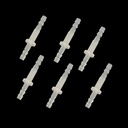 PP Plastic Bulkhead Barb Connector Straight Union Panel Mount Fitting Thru-Wall Joiner Air Water Tubing Pipe Hose Cutting Low