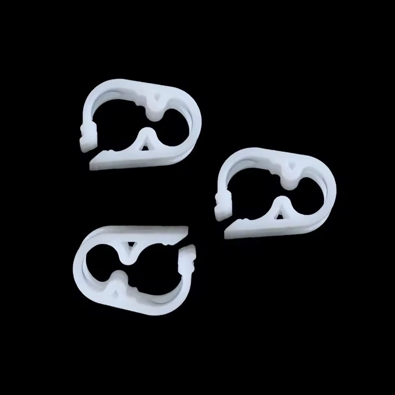 Adjustable White Chang En Robert Clamps Waterstop Clip Model 6-12 for Infusion Line Plastic PP Pinch Pipe Fittings