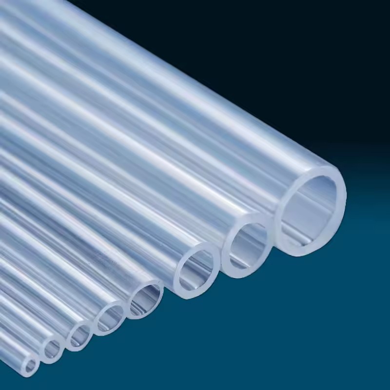 Transparent Food Grade Tube Large Diameter 4*8mm Thin Wall Soft Clear Gel Silicone Rubber Good Price Aquarium LED Tubing