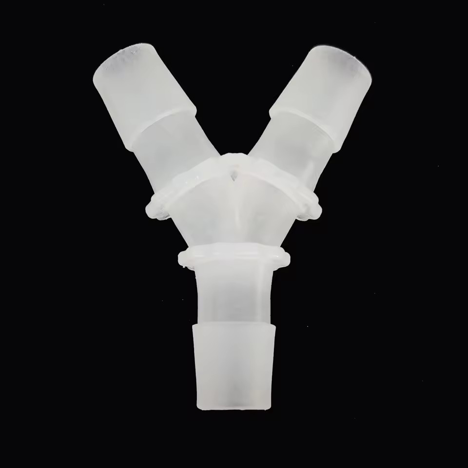 Y-Shaped Hose Pipe Tubing Barb 3-Way Y Connector PP Plastic Fittings