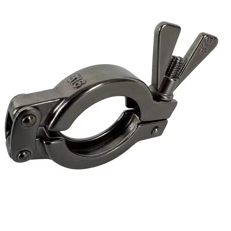 13EU HEAVY DUTY DOUBLE E PIN CLAMP TYPESAFETY SH SINGLE-BOLT |DOUBLE-HINGE 316L HIGH PRESSURE HEAVY DUTY HYGIENIC