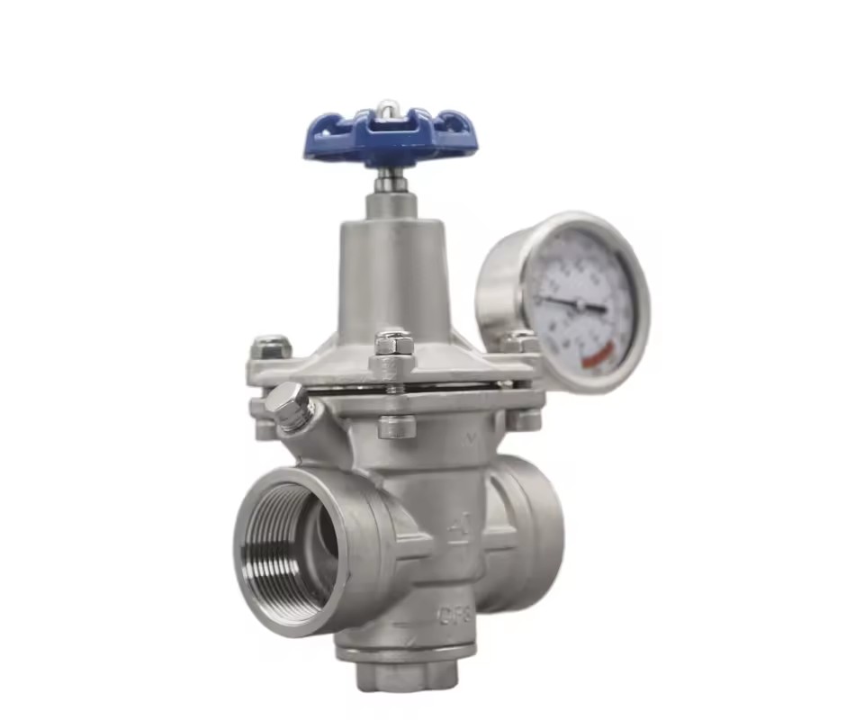 Stainless Steel 304/316 Manual Low Temperature Pressure Reducing Valve with 3-Year Warranty for Water Safety