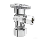 BH 1/2 Inch X 3/8 Inch 90 Degree Brass Chrome Angle Valve Multi-Turn Angle Valve Bathroom Brass Angle Valve