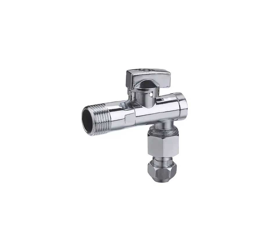 1/2X 3/8 High Pressure Design Brass Angle Valve for Kitchen Bathroom Water Valve 7226