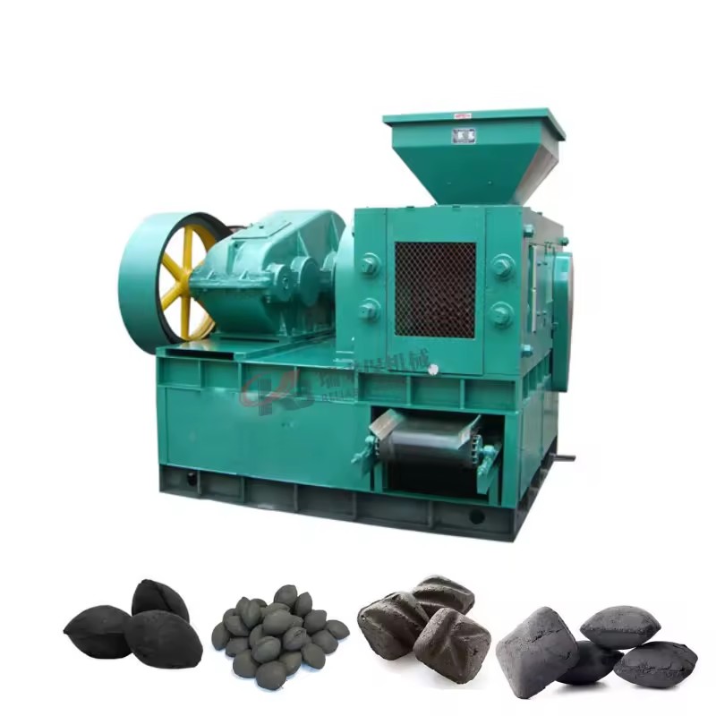 Multi-functional Ball Pressing Machine for Charcoal Coal Dust Briquettes High Efficiency 1000-2000kg/h Capacity