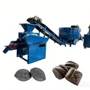 Factory Price Machine to Make Briquettes From Charcoal Dust 1 Ton Per Hour Coal Carbon Black Pillow Ball Press