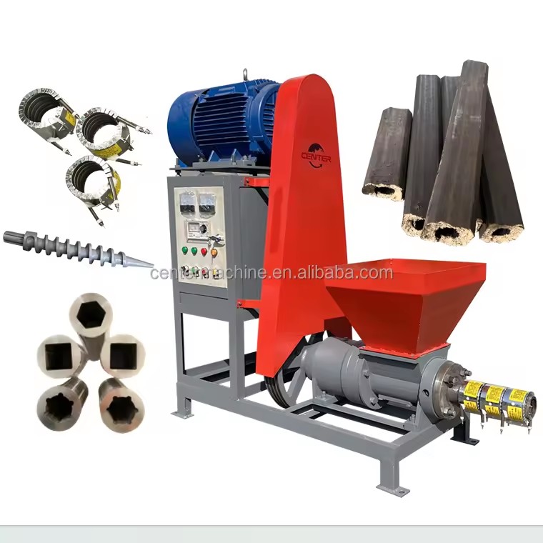 Biomass Briquette Making Machine Industrial Charcoal Press for Coconut Shell Sawdust and Rice Husk