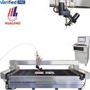 Stone Machinery Desktop High Pressure Small Waterjet Marble Ceramic Tiles Cutter Water Jet CNC Cutting Machine for Sale