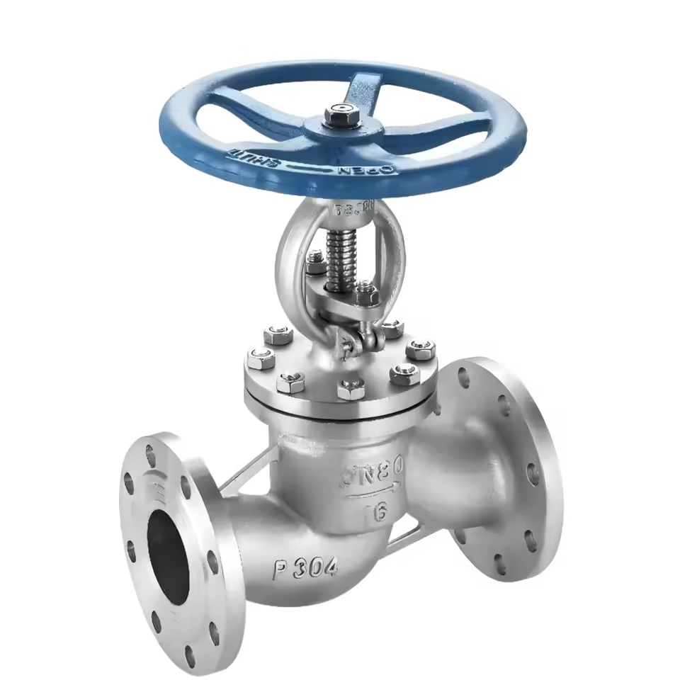 Customizable Stainless Steel Manual Globe Shutoff Valve with Flange Connection DN15-DN250 Soft Seal for OEM Water Stop Valve
