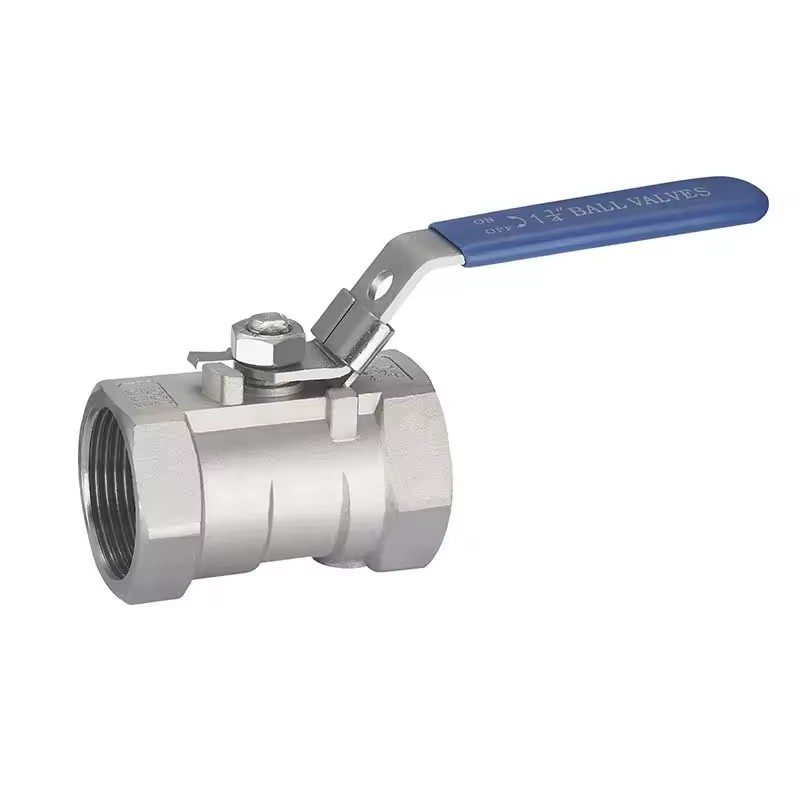 Manual Operated Handle Control Pipe Water Oil Air Screw Stainless Steel SS316 DN8 Pressure Medium 1pc Ball Valve