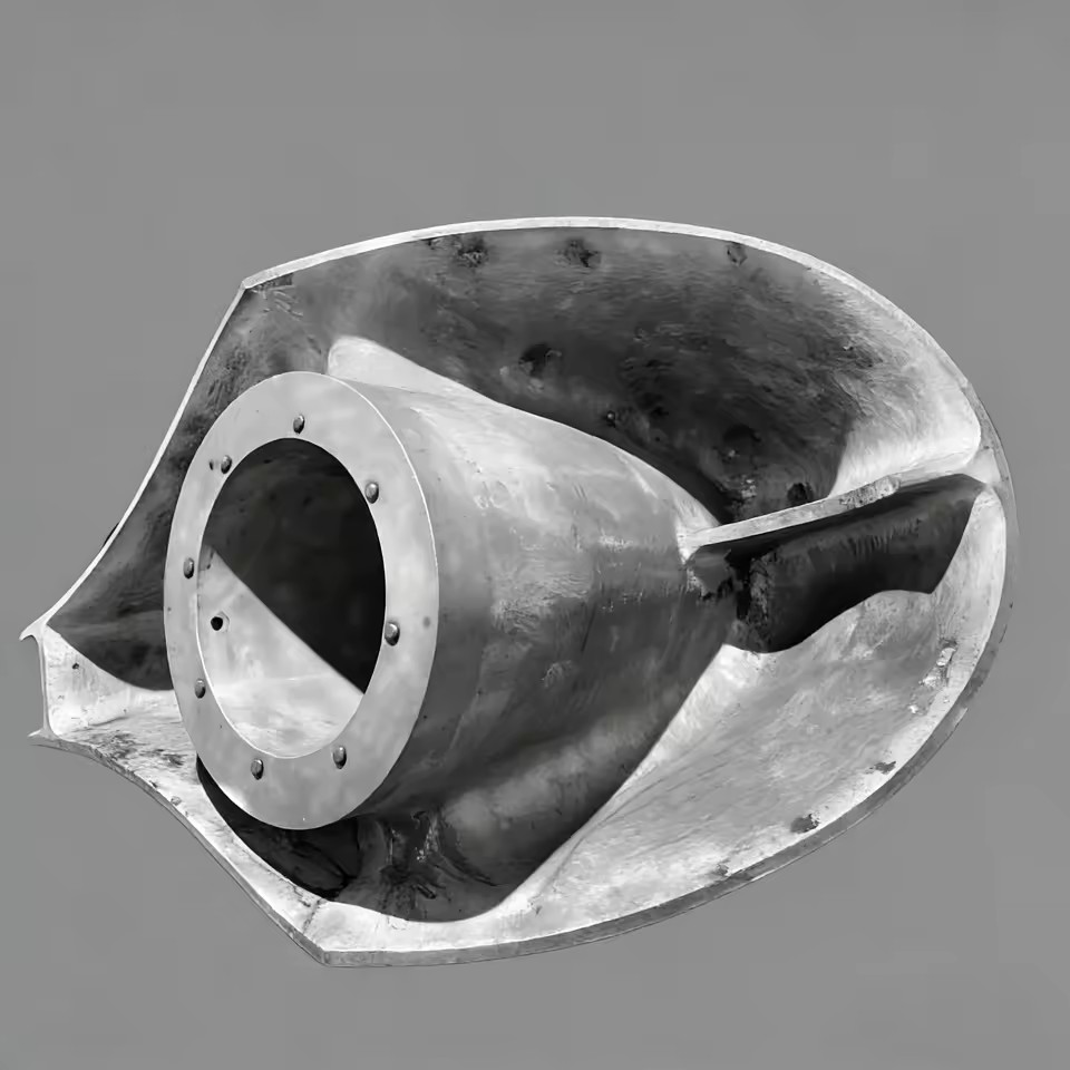 Custom Marine Rudder Stern Frame S3001 |Alloy Steel Casting (ZG270-500/DH36/EH36) 5-20 Ton UT/MT Tested
