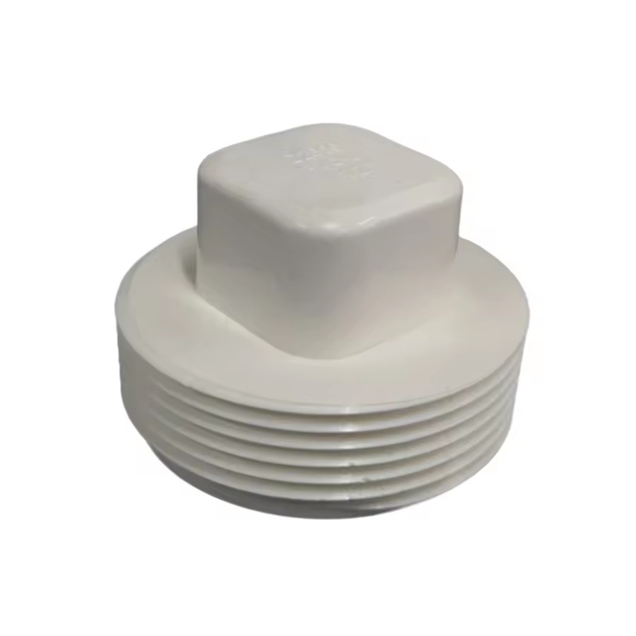 ASTM D2665 UPVC DWV Fittings Pvc 1-1/2" Inch Male Thread Plug Pvc Drainage Pipe Fittings