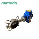 Wafer Type Ductile Iron 4inch Electric Actuator Control butterfly Valve