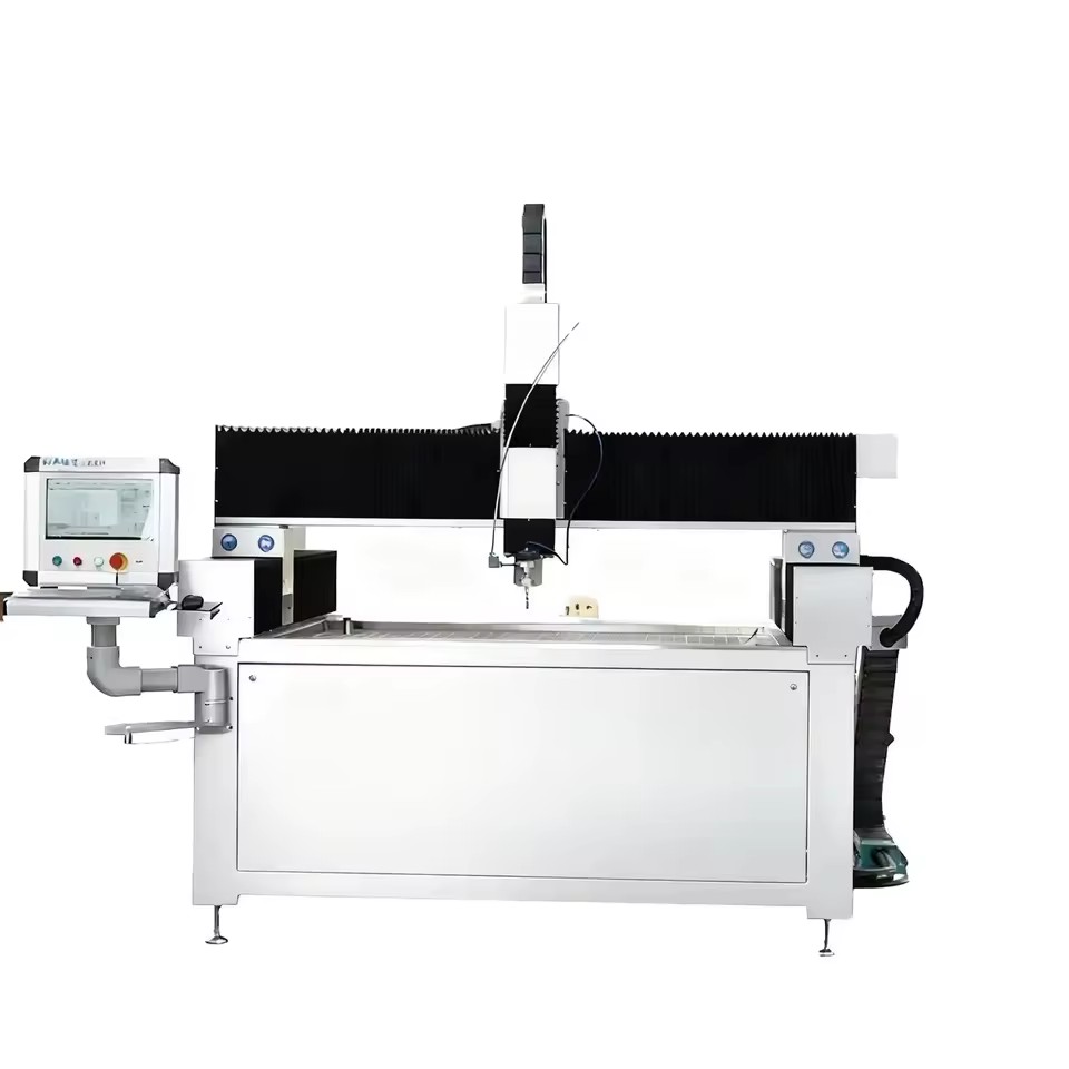 WIN WIN 5 Axis High-Accuracy CNC Waterjet Cutting Machine with Pump 4000x2000x200mm Table Travel for Industrial Metal Cutting