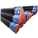 Oil Gas Pipeline ASTM A106/A53/A179/A192 API 5L Sch 40 Black Painted Seamless Non-Alloy Steel Pipe for Drill Pipe Use