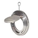 ANSI 150 Stainless Steel 316 Wafer Type Single Door Check Valve for Drain