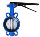 Manufacturer Supply Wafer Type Butterfly Valve DN50-DN300 GGG50 DI SS304 With Hand Lever and Gear Box for Water Control Project