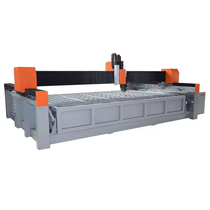 Mini Water Jet Cutter Steel Waterjet Cutting Machine with Intensfiier Pump