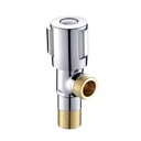 High Quality Golden Brass Angle Valve Traditional Design Flange Connection DN8-DN32 Kitchen Bathroom Manual Drain Valve Water