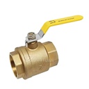 High Quality 1/2"-2" Brass Ball Valve Manual Water ISO228 Threaded Connection 3-Year Warranty OEM Customizable Copper Ball Alve