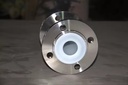 Flanged PTFE Lined Pipe, Stainless Steel Braided Bellows for Chemical Fluid Transfer