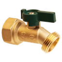 Factory Customizable FIP to Hose 125psi WOG Brass Quarter-Turn No-Kink Hose Bibb with NSF/ANSI 61 Approval