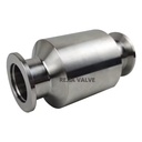 KF16/KF25/KF40/KF50 Vacuum Check Valve - 316 Stainless Steel One-Way Non-Return Valve with PTFE/FKM Seal for High Vacuum Systems