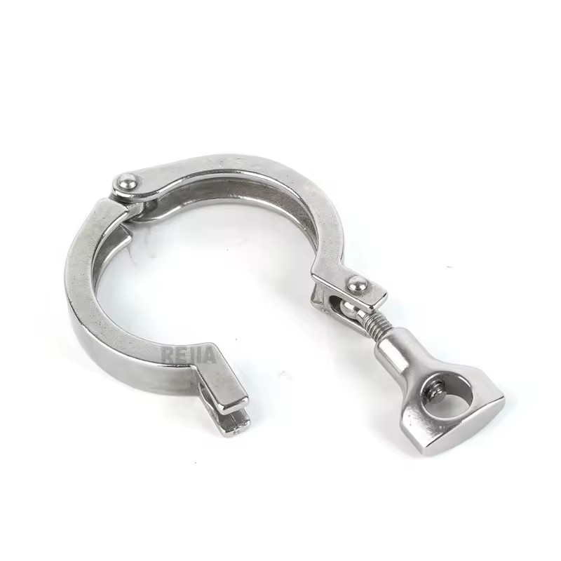 Stainless Steel 304 Single Pin Heavy Duty Tri Clamp with Wing Nut for Ferrule TC 1.5"