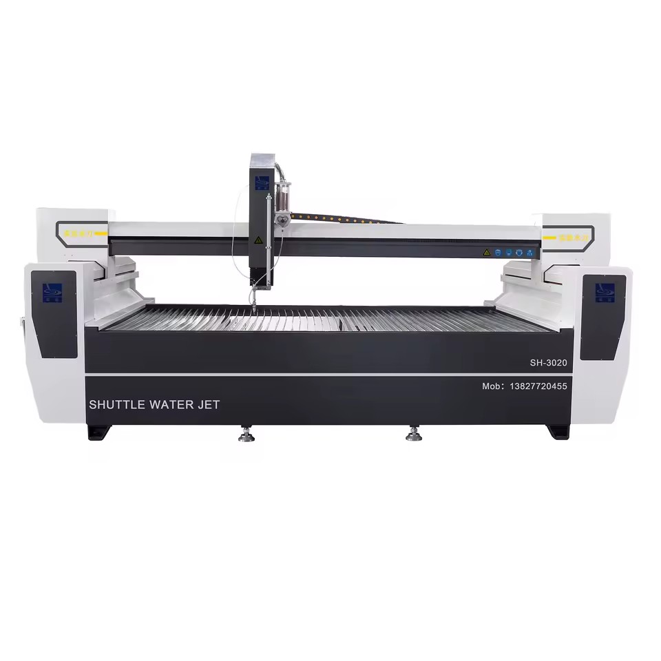 New Style Shuttle Foshan Water Jet Cutter 40KW 380V 3-Axis Multifunctional Desktop