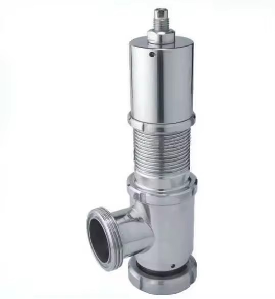 Stainless Steel Sanitary Pressure Relief Valve with Clamped End Safety valve Pressure regulating valve