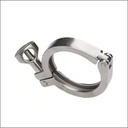 1.5" Stainless Steel Polished Sanitary Hose Clamps Heavy Duty Single Pin Tri Clover