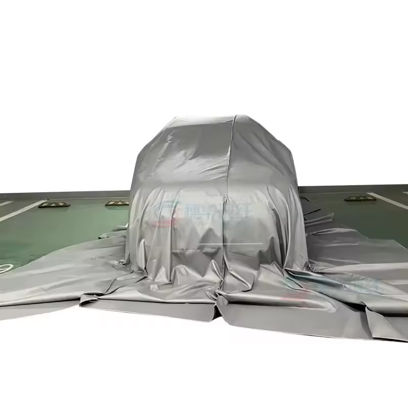 Sage Green Electric Scooter Fire Blanket 3m*4m Para Aramid Combined Fiberglass for Effective Car Electric Scooter Fire