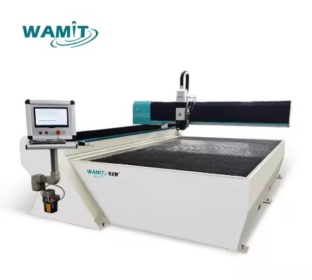 CNC High Precision Water Jet Cutter 3axis 5axis Stone Waterjet Cutting Machine for Steel Glass Tiles Marble