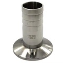 Stainless Steel Sanitary 304 316 1 Inch Tri Clamp Ferrule Hose Nipple Clamp Adapter Pipe Fitting for Food Industry