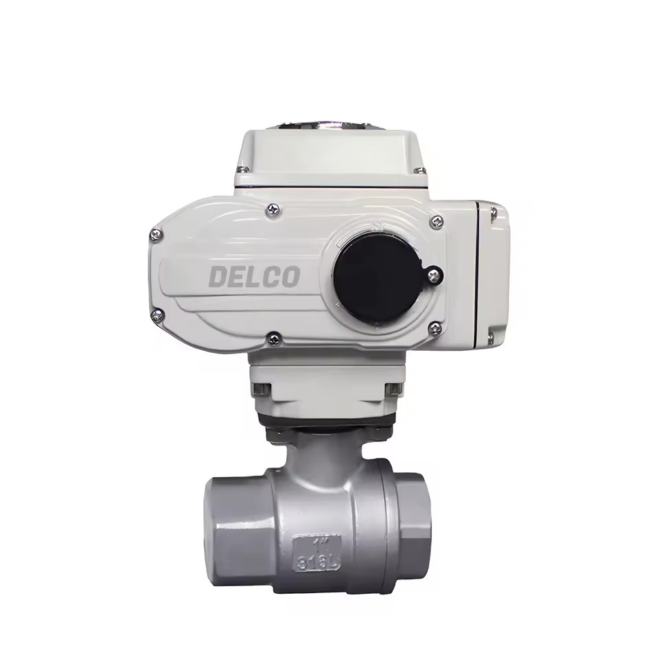 1 Inch Electric Stainless Steel 316L Screw Thread Ball Valve Two-Way Motorized Ball Valves